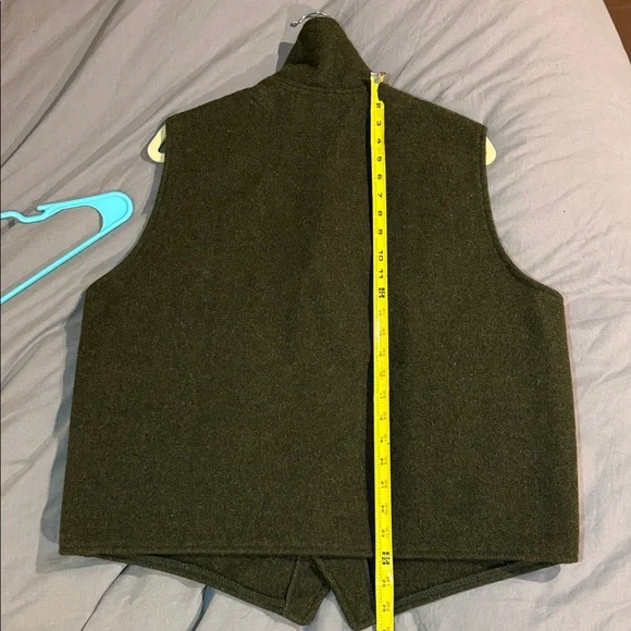 Vintage Filson Mackinaw Wool Western Vest (xl, dark green) - Picture 12 of 13